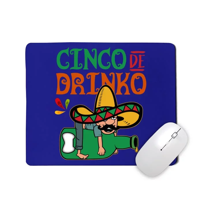 Cinco De O Mexican Sombrero Mustache Mexico Gift Mousepad