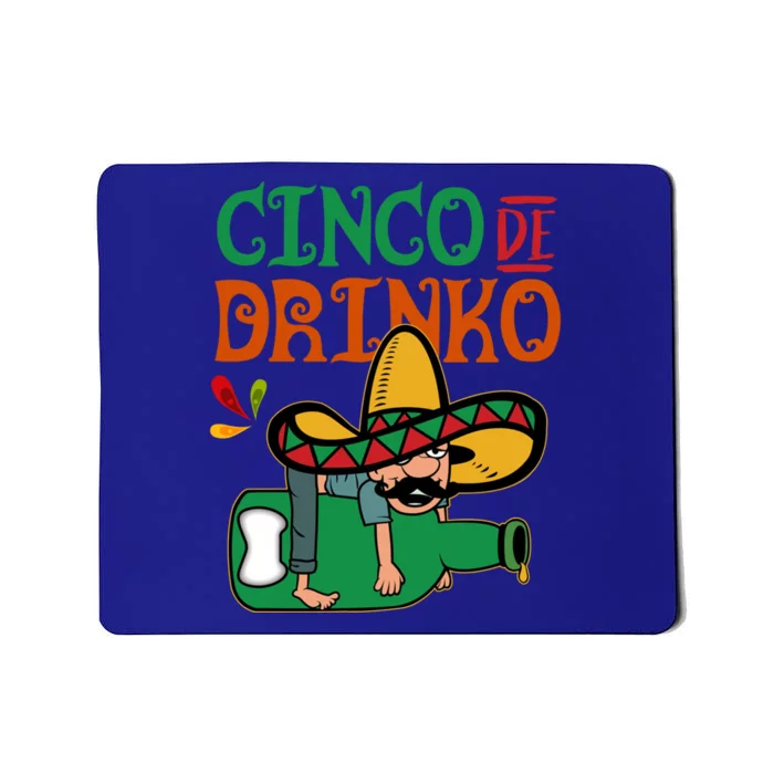 Cinco De O Mexican Sombrero Mustache Mexico Gift Mousepad