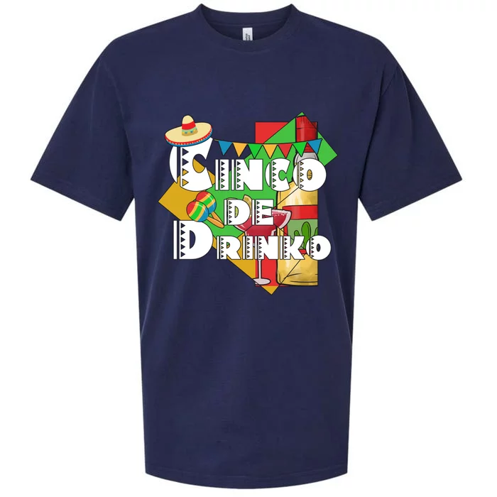 Cinco De O Mexican Gift Sueded Cloud Jersey T-Shirt