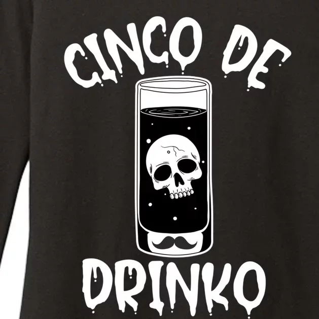 Cinco De O Gift Bartender Tequila Horror Aesthetic Gift Womens CVC Long Sleeve Shirt