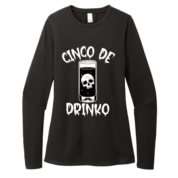 Cinco De O Gift Bartender Tequila Horror Aesthetic Gift Womens CVC Long Sleeve Shirt