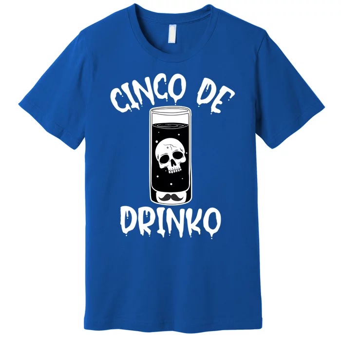 Cinco De O Gift Bartender Tequila Horror Aesthetic Gift Premium T-Shirt