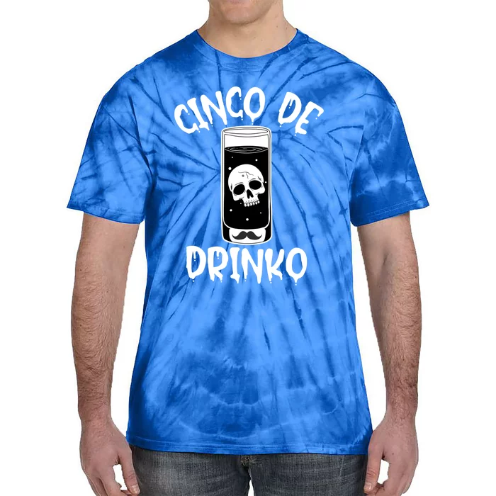 Cinco De O Gift Bartender Tequila Horror Aesthetic Gift Tie-Dye T-Shirt