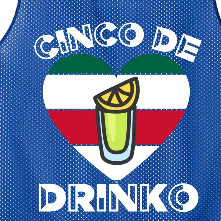 Cinco De O Gift Bartender De Mayo Tequila Lover Gift Mesh Reversible Basketball Jersey Tank