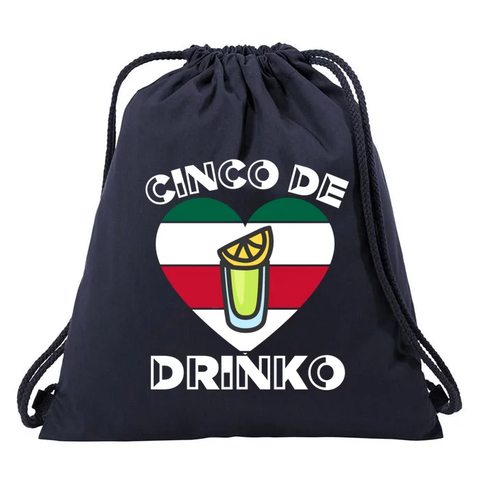 Cinco De O Gift Bartender De Mayo Tequila Lover Gift Drawstring Bag