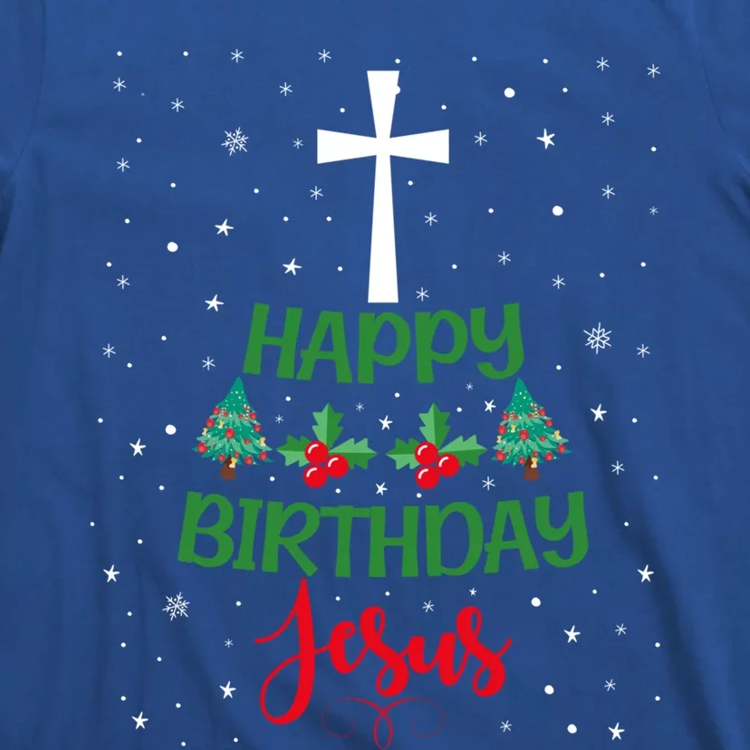 Christmas Day Outfit Happy Birthday Jesus Holiday Funny Gift T-Shirt