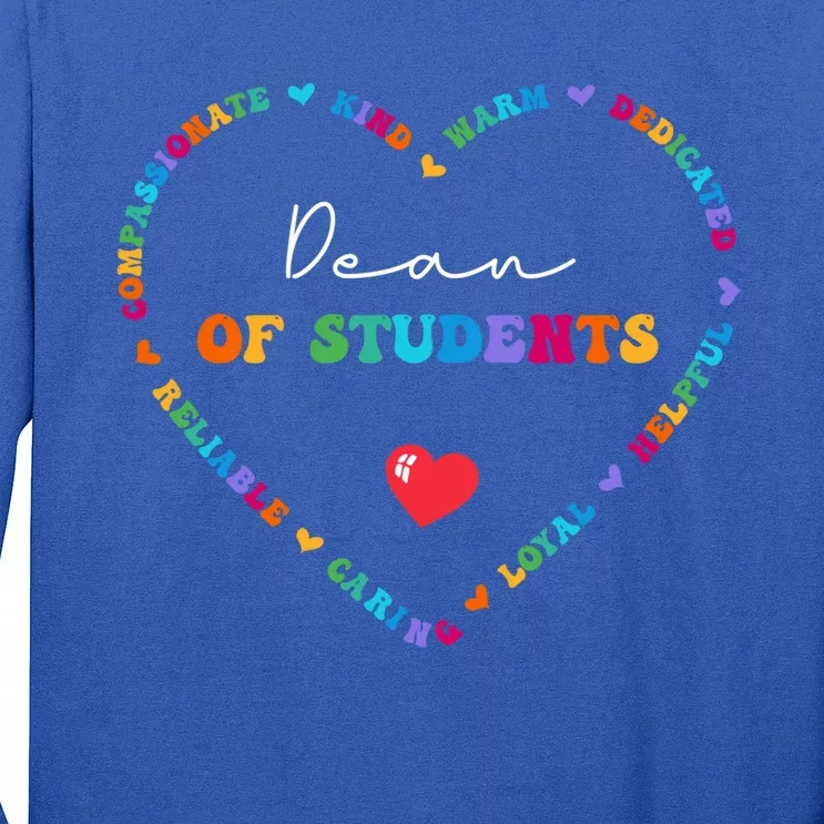 Cute Dean Of Students Appreciation Week Back To School Cool Gift Long Sleeve Shirt