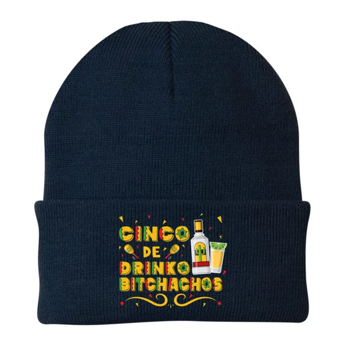 Cinco De O Bitchachos Cinco De Mayo Ing Tequila Great Gift Knit Cap Winter Beanie