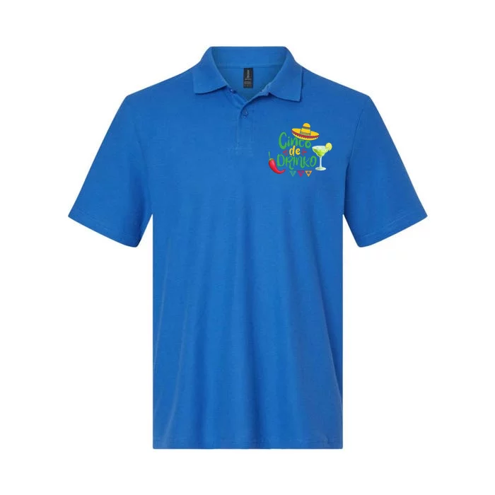 Cinco De O Cinco De Mayo Mexican Funny Ing Fiesta Gift Softstyle Adult Sport Polo