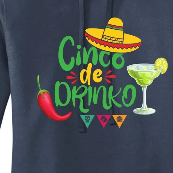 Cinco De O Cinco De Mayo Mexican Funny Ing Fiesta Gift Women's Pullover Hoodie