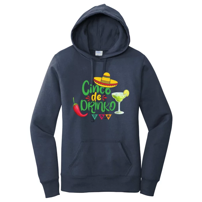 Cinco De O Cinco De Mayo Mexican Funny Ing Fiesta Gift Women's Pullover Hoodie