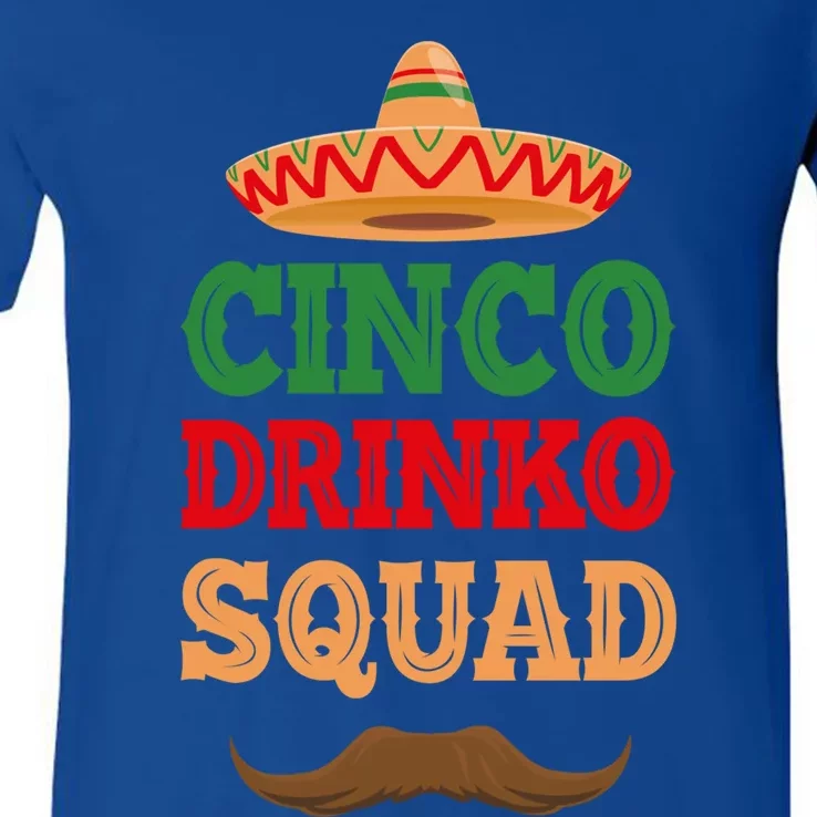 Cinco De O Cinco De Mayo Party Cinco O Squad Great Gift V-Neck T-Shirt