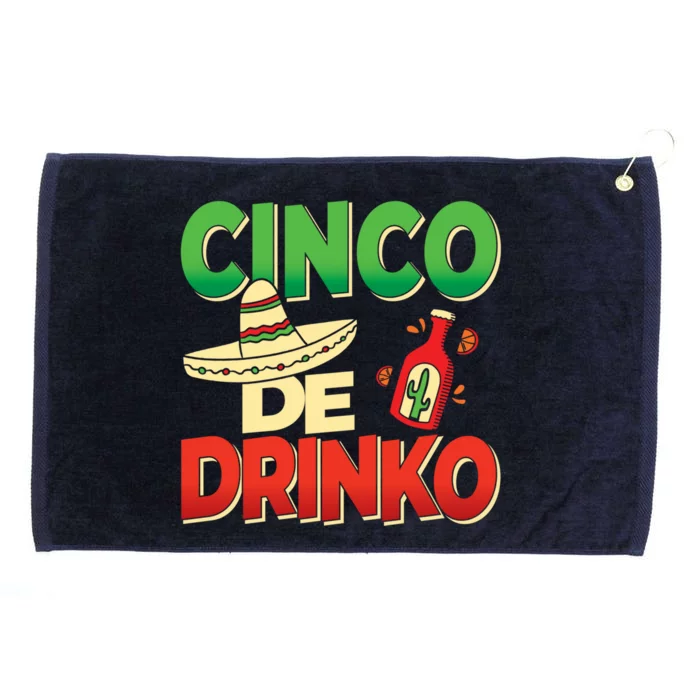 Cinco De O Cinco De Mayo Party Mexiko Gift Grommeted Golf Towel