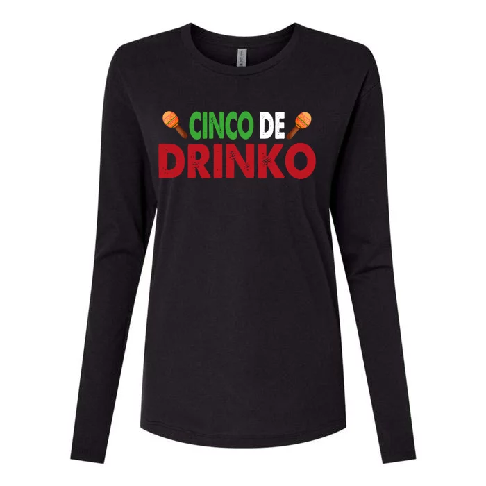 Cinco De O Cinco De Mayo Gift Womens Cotton Relaxed Long Sleeve T-Shirt