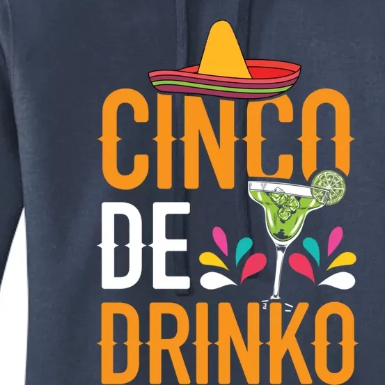 Cinco De O Design For Mexico Lovers Mexican Fiesta Gift Women's Pullover Hoodie