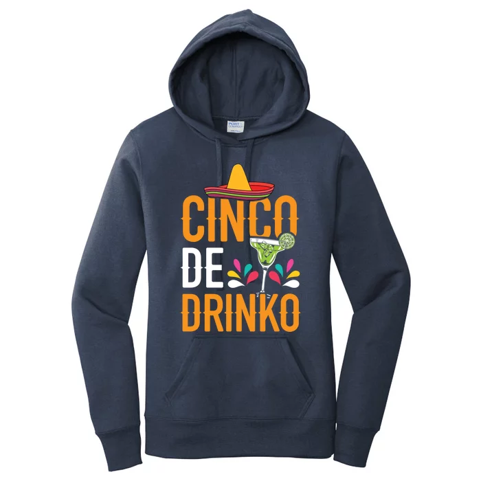 Cinco De O Design For Mexico Lovers Mexican Fiesta Gift Women's Pullover Hoodie