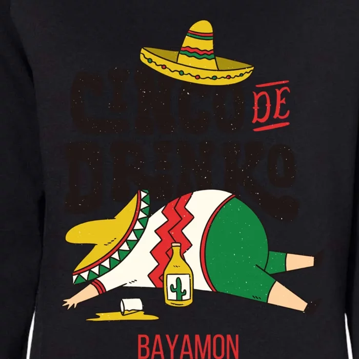 Cinco De O Fiesta On Cinco De Mayo In Bayamon Gift Womens California Wash Sweatshirt