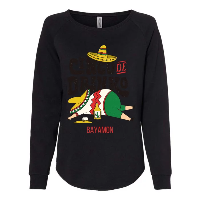 Cinco De O Fiesta On Cinco De Mayo In Bayamon Gift Womens California Wash Sweatshirt