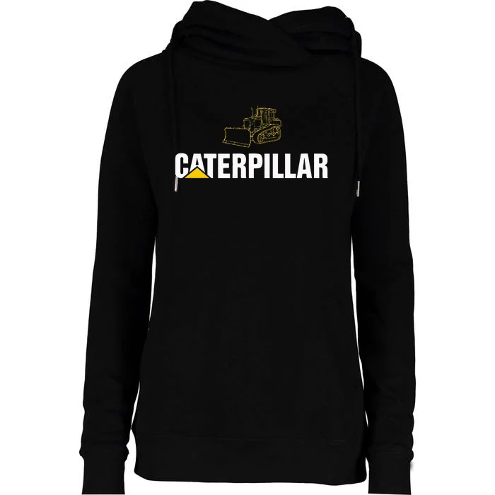 Cat Dozer Operator Driver Fan Caterpillar Bulldozer Womens Funnel Neck Pullover Hood