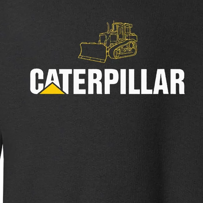 Cat Dozer Operator Driver Fan Caterpillar Bulldozer Toddler Sweatshirt