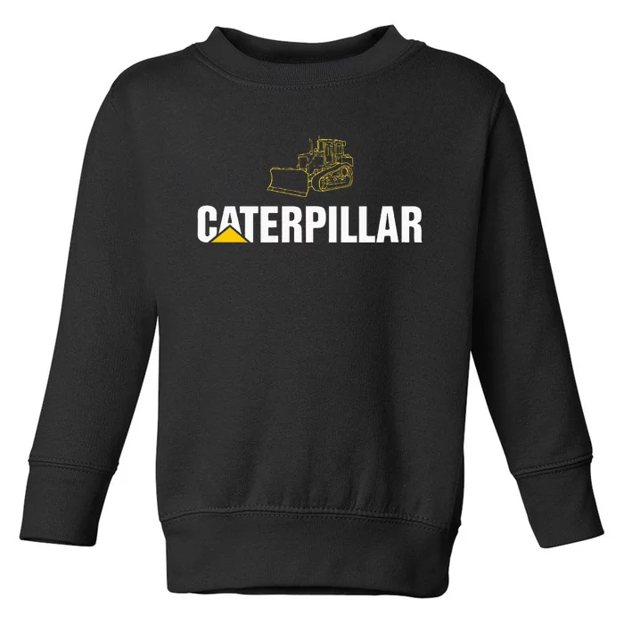 Cat Dozer Operator Driver Fan Caterpillar Bulldozer Toddler Sweatshirt