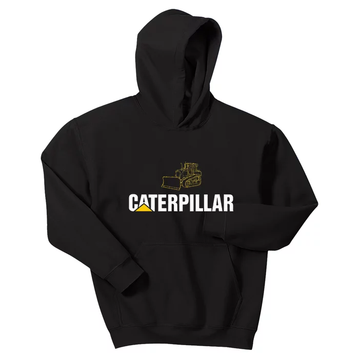 Cat Dozer Operator Driver Fan Caterpillar Bulldozer Kids Hoodie