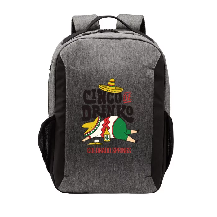 Cinco De O Fiesta On Cinco De Mayo In Colorado Springs Gift Vector Backpack