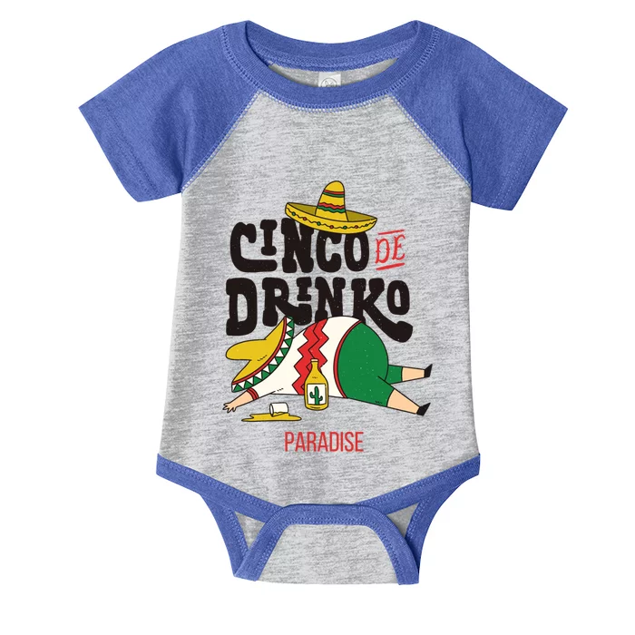 Cinco De O Fiesta On Cinco De Mayo In Paradise Gift Infant Baby Jersey Bodysuit