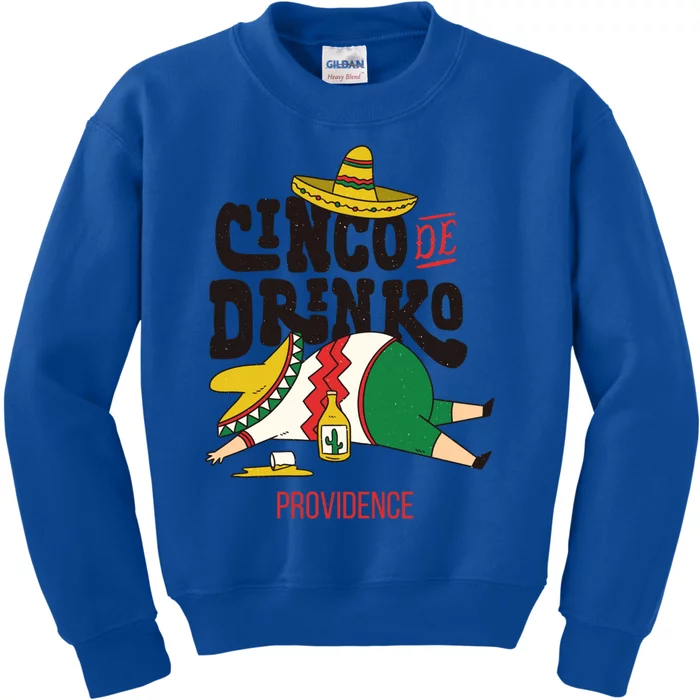 Cinco De O Fiesta On Cinco De Mayo In Providence Funny Gift Kids Sweatshirt