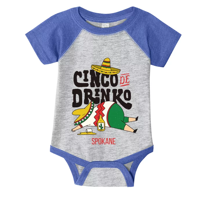 Cinco De O Fiesta On Cinco De Mayo In Spokane Gift Infant Baby Jersey Bodysuit