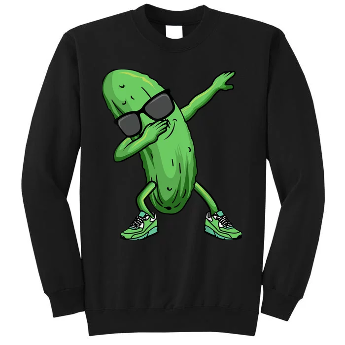 Cucumber Dabbing Pickle Dancing Lover Tall Sweatshirt