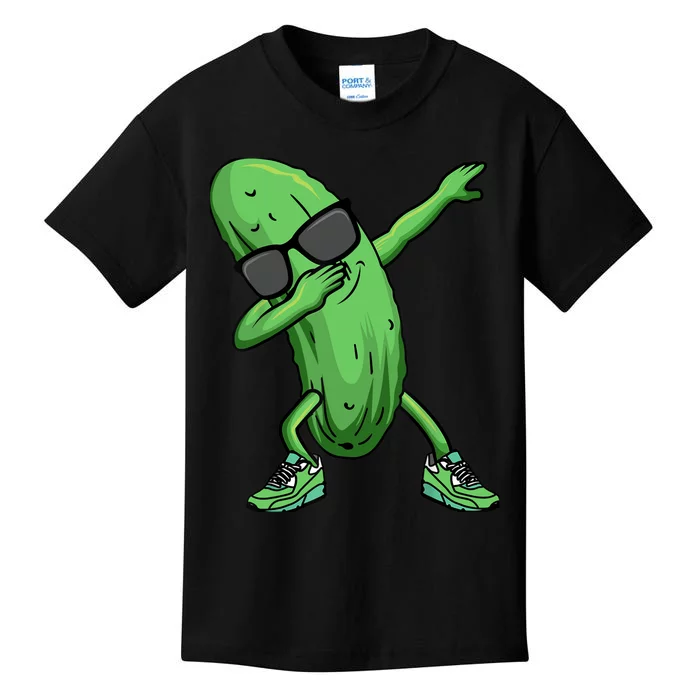 Cucumber Dabbing Pickle Dancing Lover Kids T-Shirt