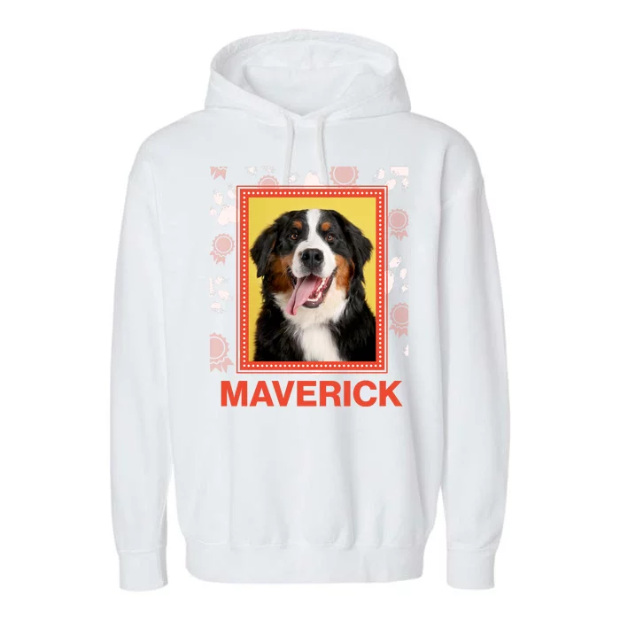 Custom Dog Pet Personalize Picture Photo Name Garment-Dyed Fleece Hoodie