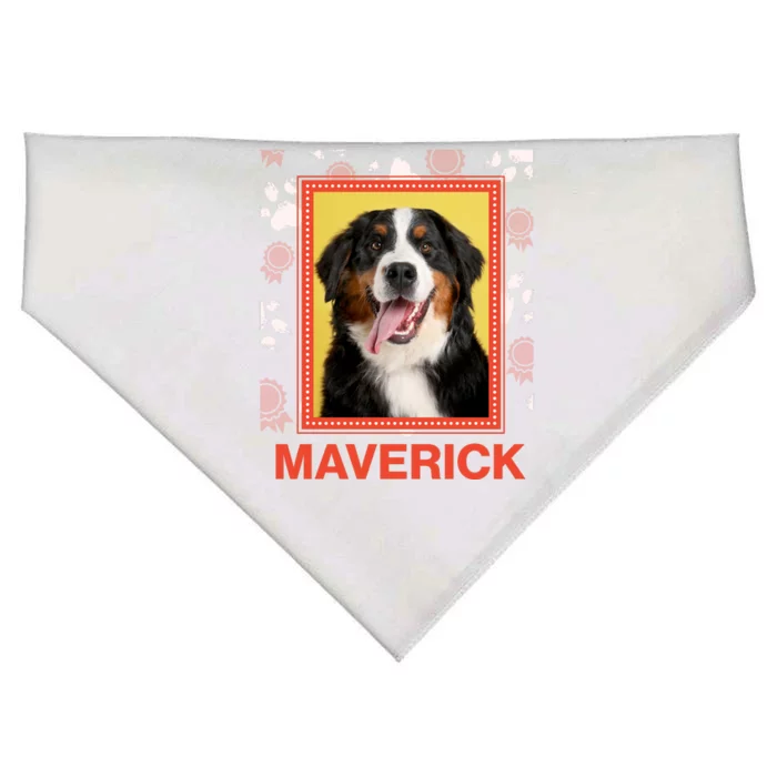 Custom Dog Pet Personalize Picture Photo Name USA-Made Doggie Bandana