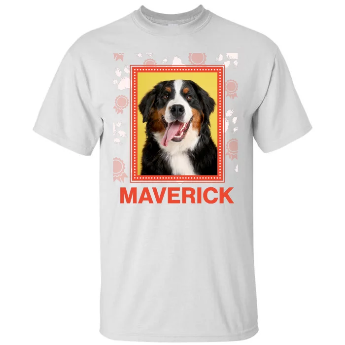 Custom Dog Pet Personalize Picture Photo Name Tall T-Shirt