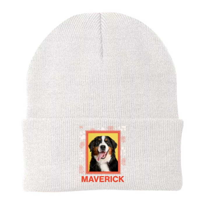 Custom Dog Pet Personalize Picture Photo Name Knit Cap Winter Beanie