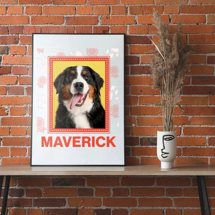 Custom Dog Pet Personalize Picture Photo Name Poster