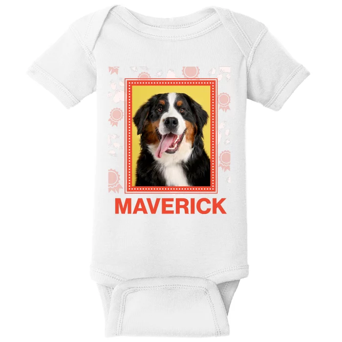 Custom Dog Pet Personalize Picture Photo Name Baby Bodysuit