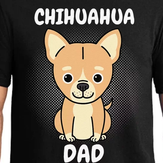 Chihuahua Dad Papa Daddy Pa Father Father’s Day Dog Lover Pajama Set