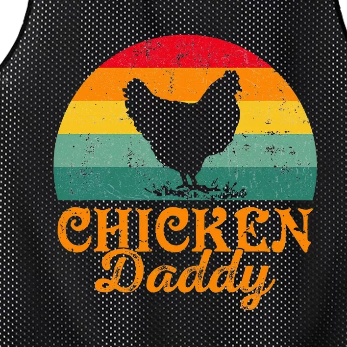 Chicken Daddy Poultry Farmer FatherS Day Mesh Reversible Basketball Jersey Tank