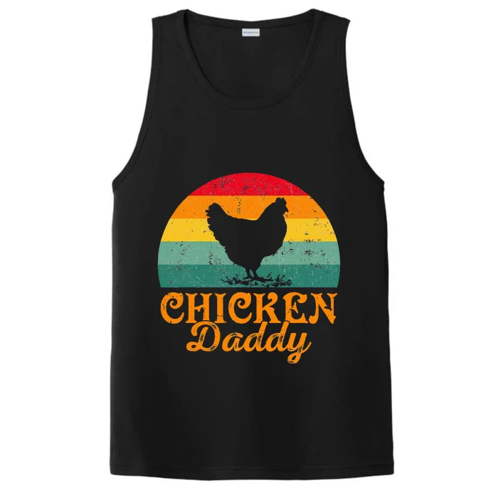 Chicken Daddy Poultry Farmer FatherS Day Performance Tank