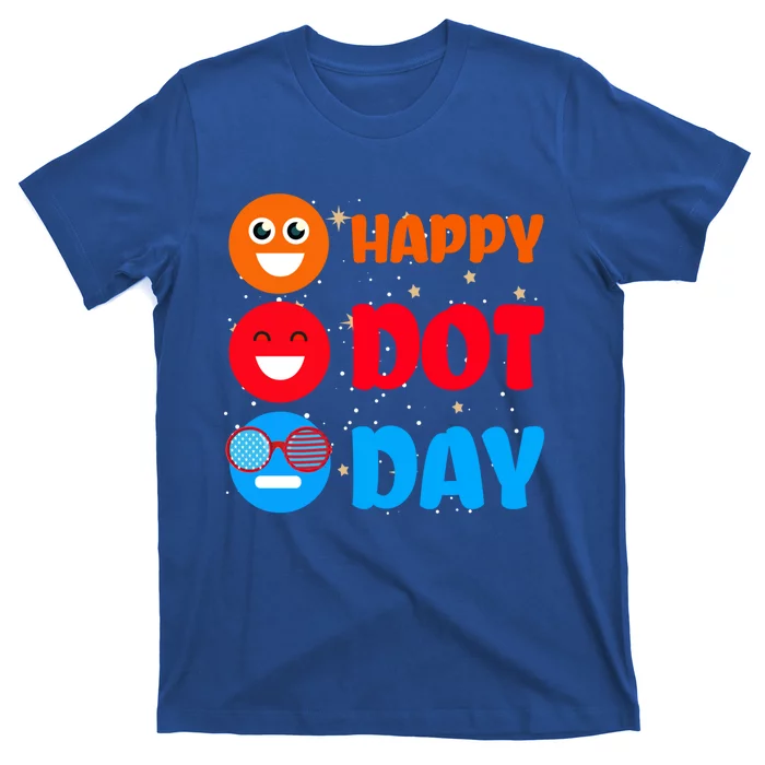 Cute Dot Pattern Art Smile September National Happy Dot Day Cute Gift T-Shirt