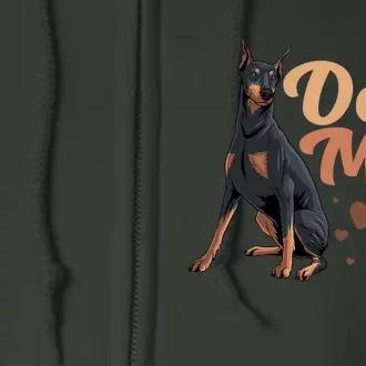 Cool Doberman Pinscher Dobie Lovers Full Zip Hoodie