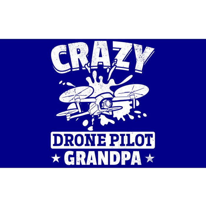 Crazy Drone Pilot Grandpa Drone Pilot Grandpa Gift Bumper Sticker