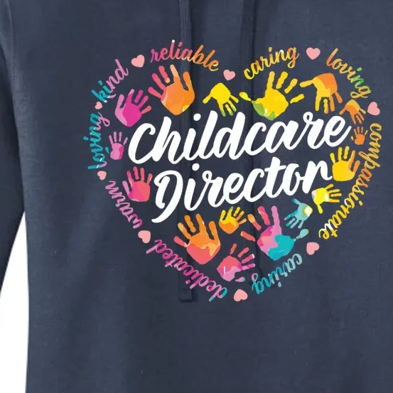 Care Director Profession Kindergarten Teachers Gift Women's Pullover Hoodie