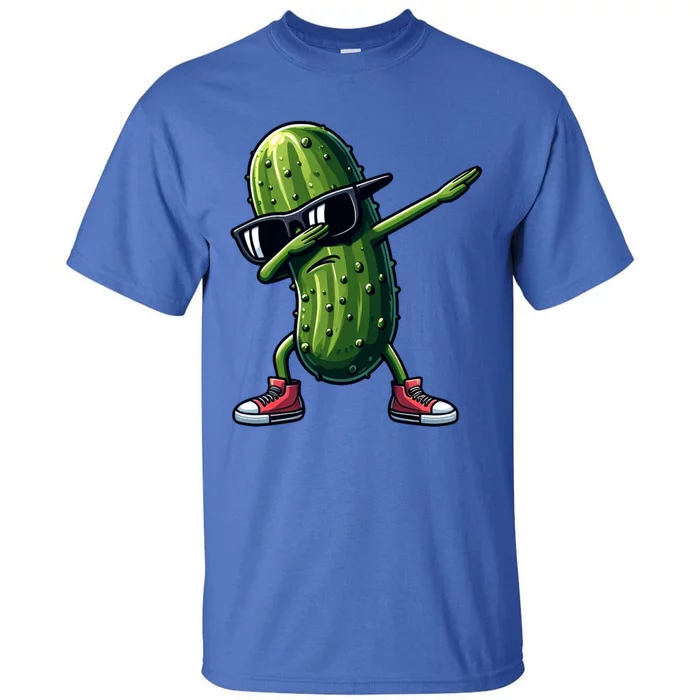 Cucumber Dabbing Pickle Dancing Lover Vintage Pickles Meaningful Gift Tall T-Shirt