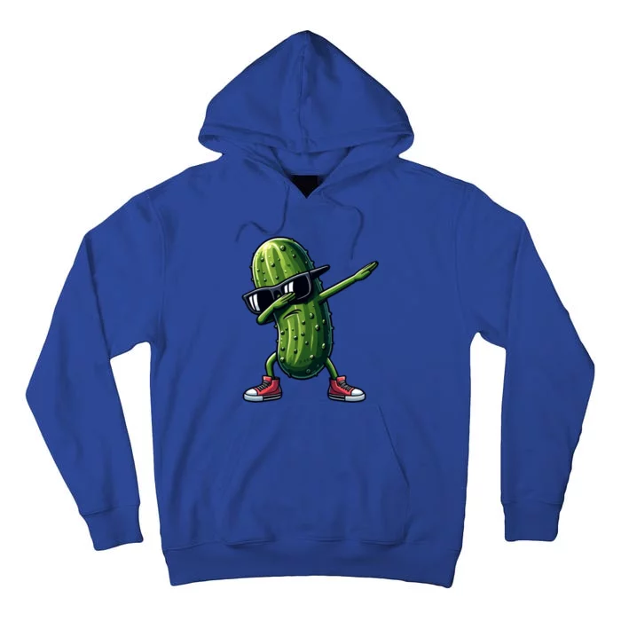 Cucumber Dabbing Pickle Dancing Lover Vintage Pickles Meaningful Gift Tall Hoodie