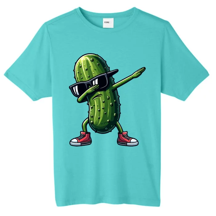 Cucumber Dabbing Pickle Dancing Lover Vintage Pickles Meaningful Gift ChromaSoft Performance T-Shirt