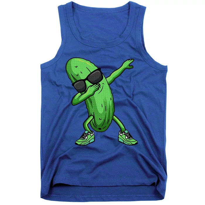 Cucumber Dabbing Pickle Dancing Lover Tank Top