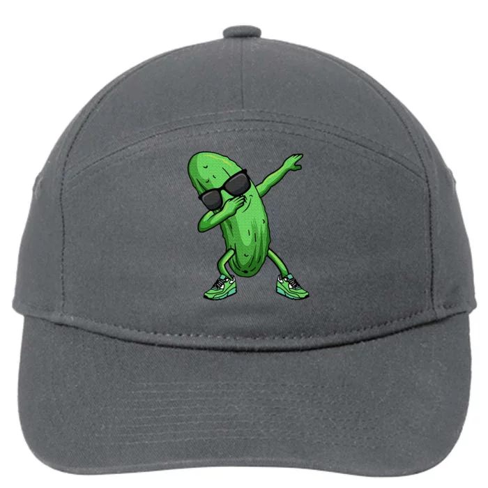 Cucumber Dabbing Pickle Dancing Lover 7-Panel Snapback Hat